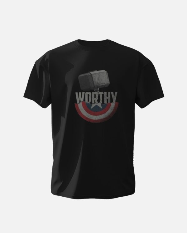 Worthy-Black T-shirt